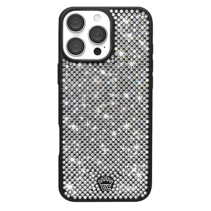 Black Caviar Crystals iPhone Case