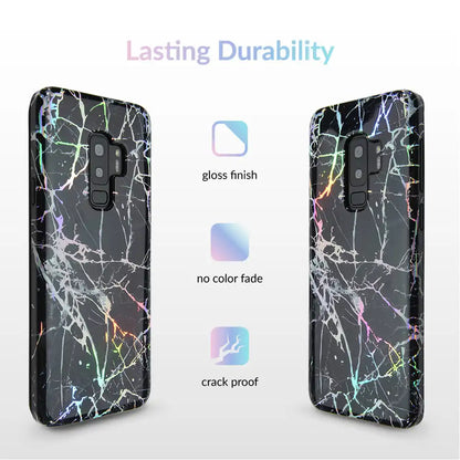 Holo Black Marble Samsung Galaxy Case