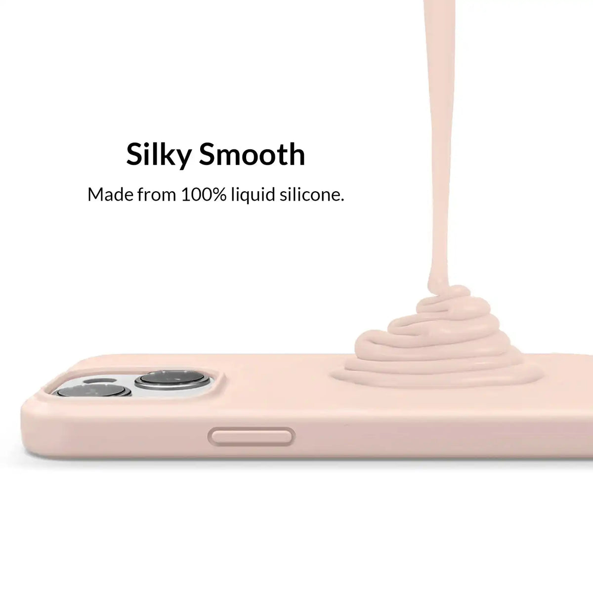 Pink Silicone iPhone Case