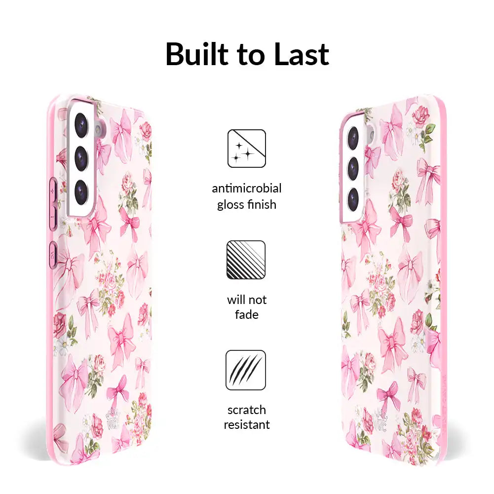 Posie Pink Bow Samsung Case