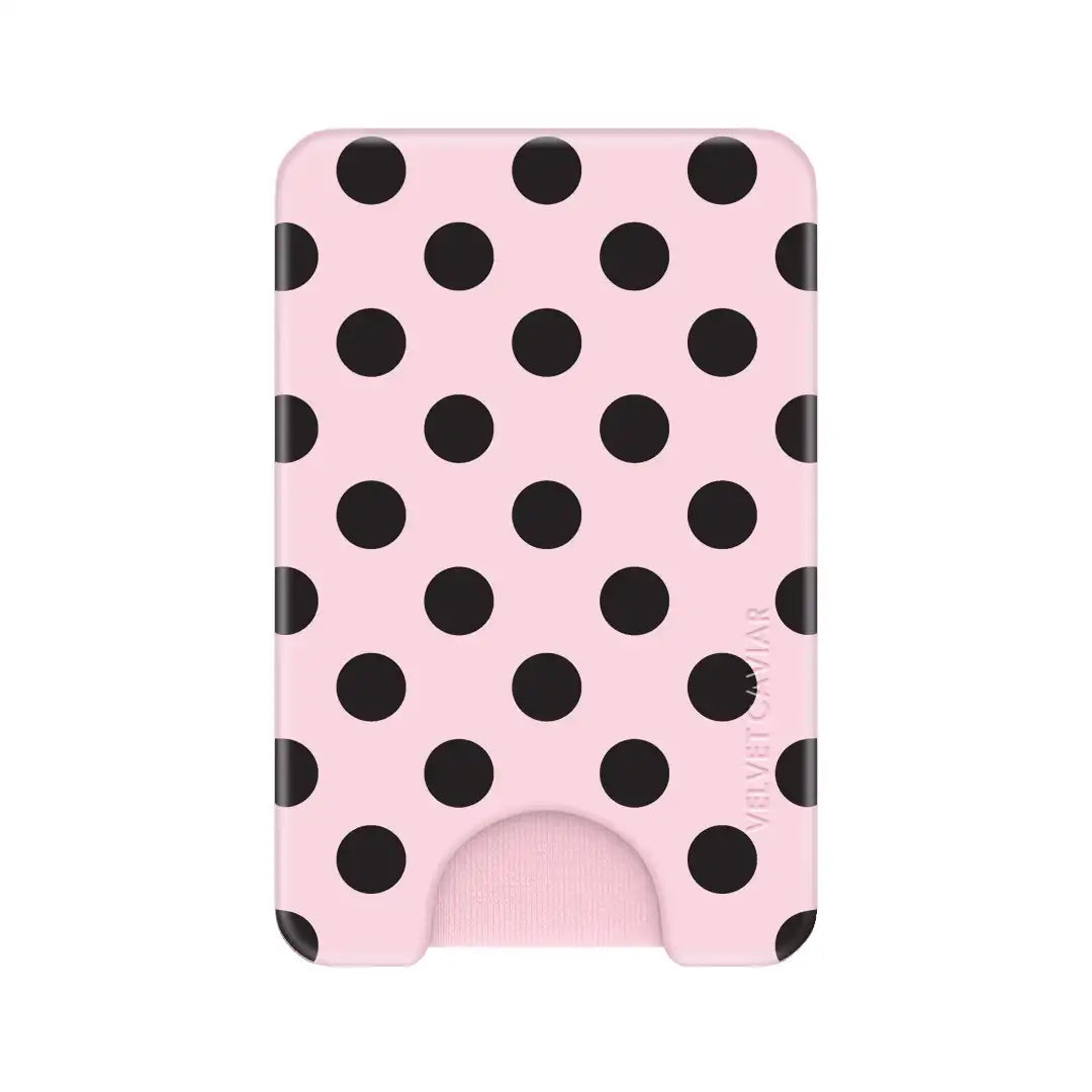 Princess Pink Polka Dot MagSafe Wallet
