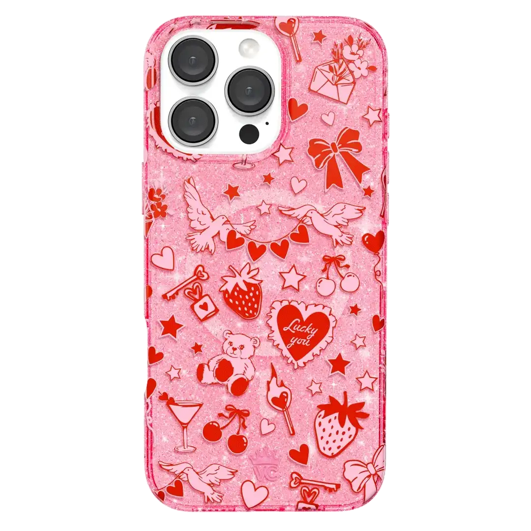 Be Mine Glitter iPhone Case