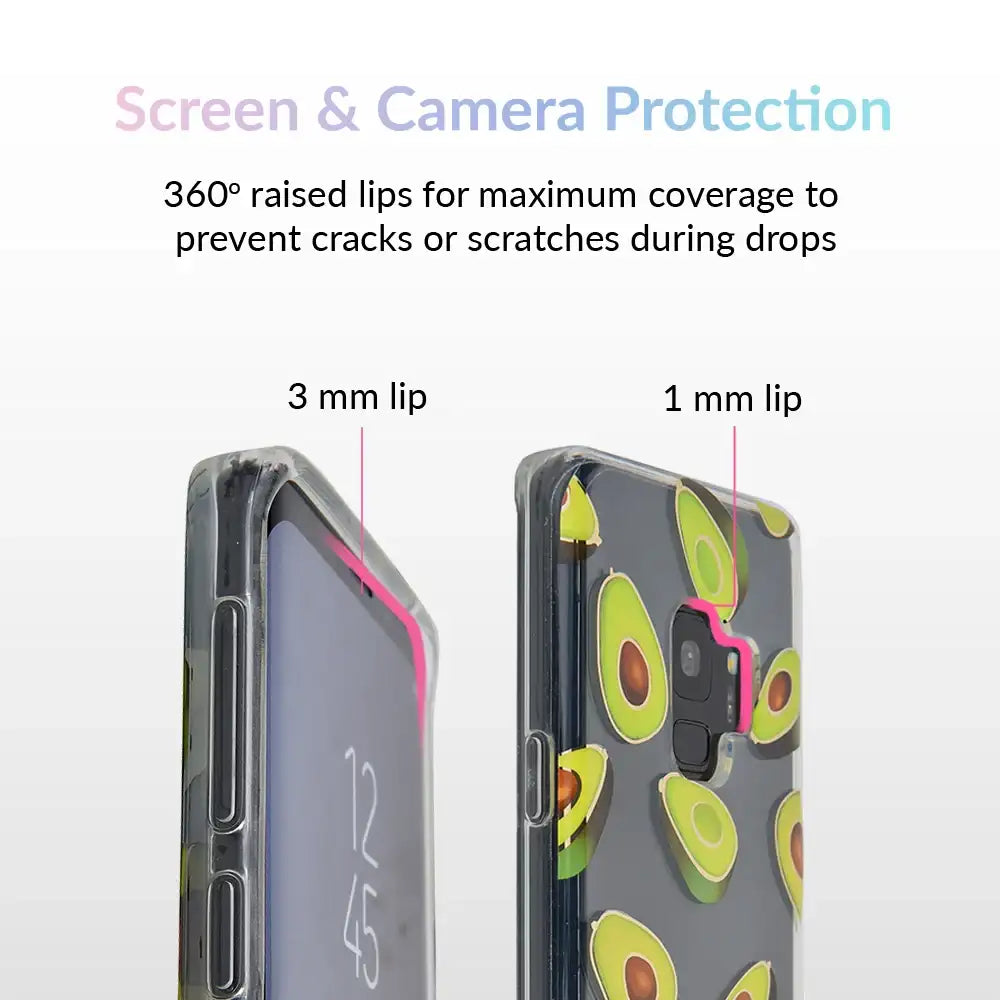Avocado Clear Samsung Galaxy Case