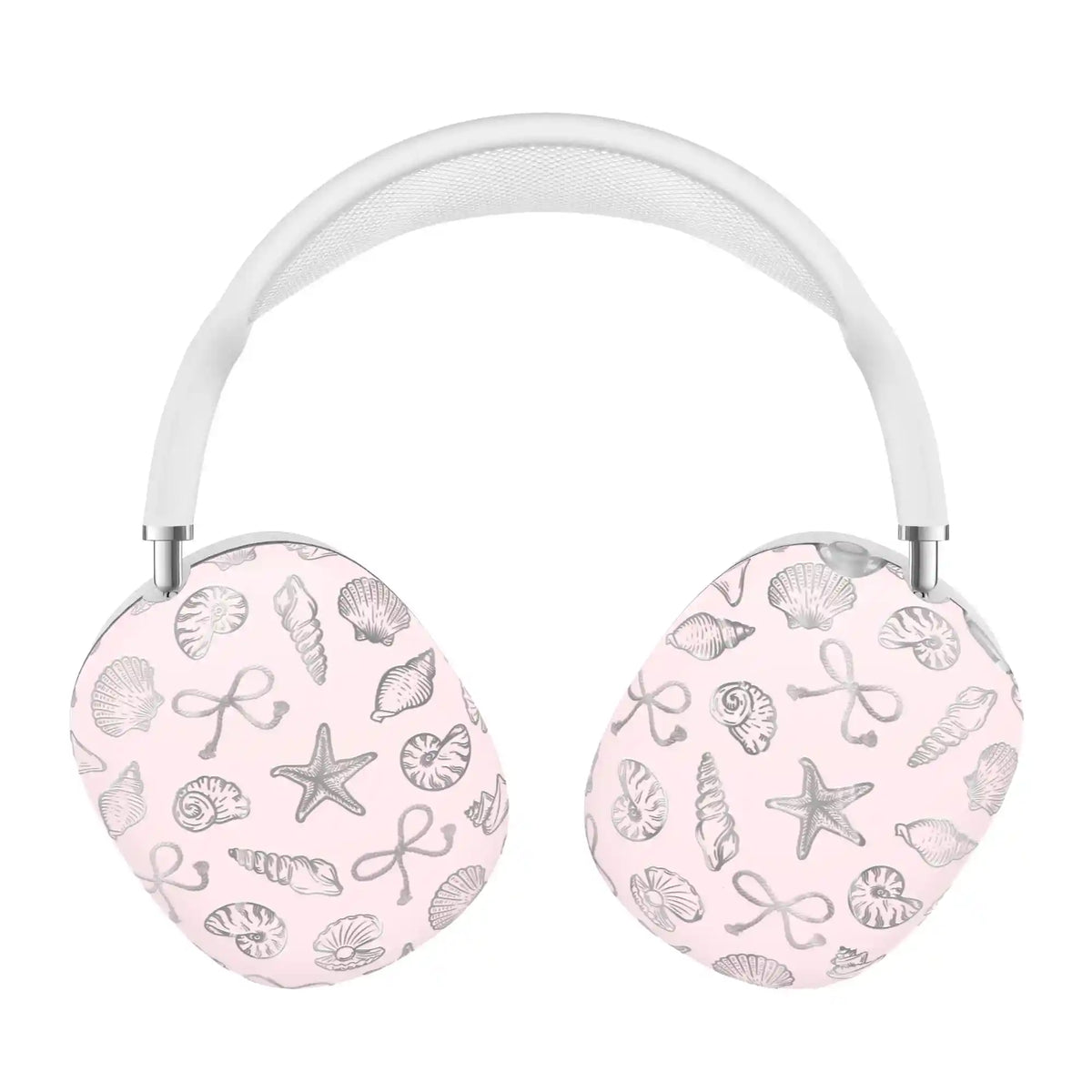 Pink Coastal Seashells AirPod Max Case