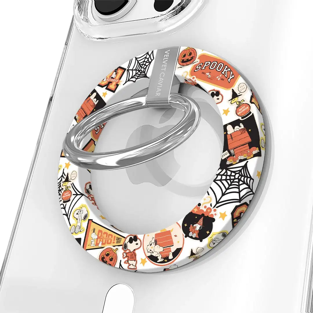 Snoopy Halloween Varsity MagSafe Grip Ring