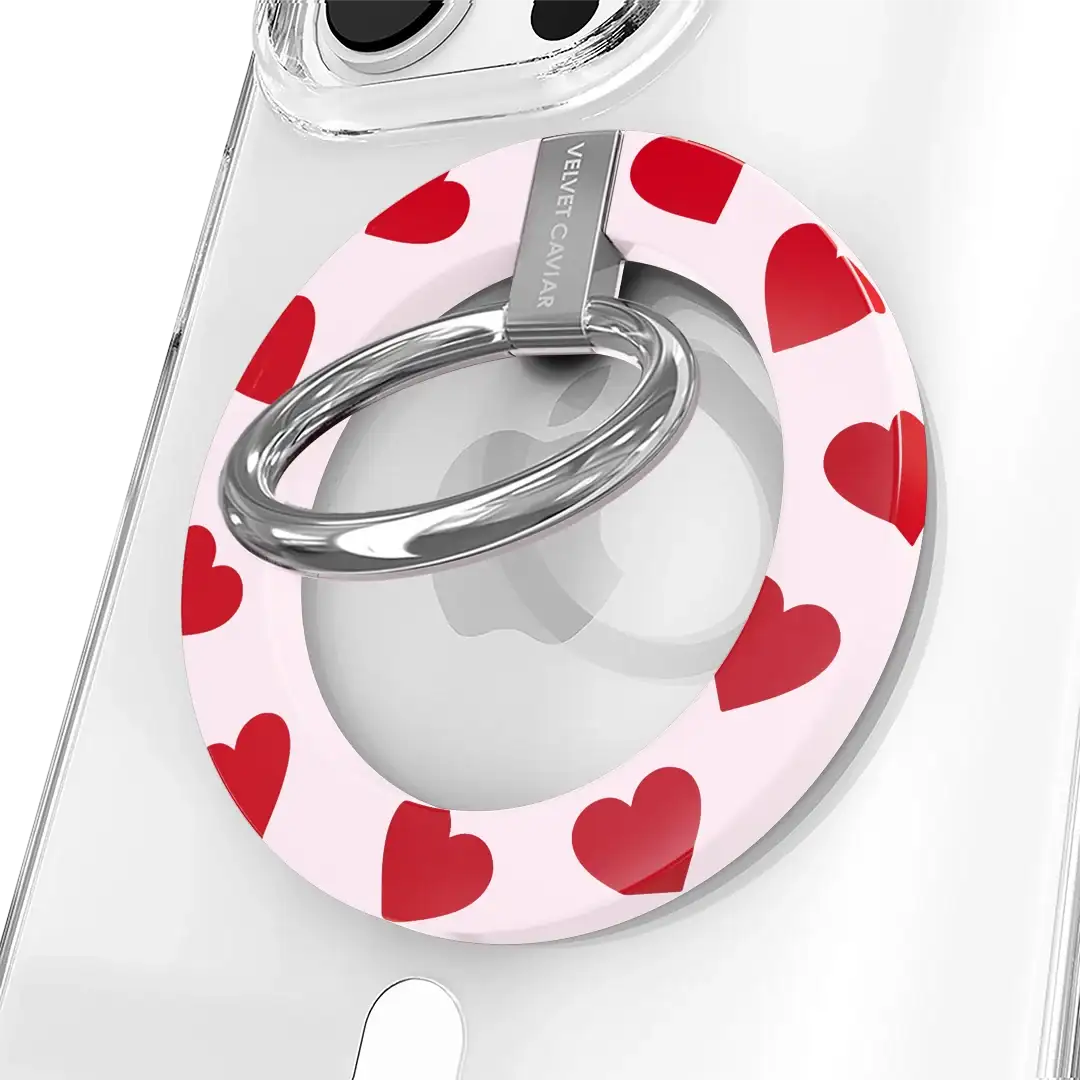 Red Heart MagSafe Grip Ring