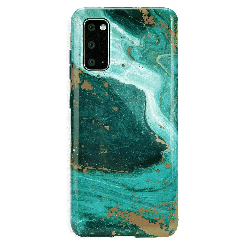 Emerald Marble Samsung Case
