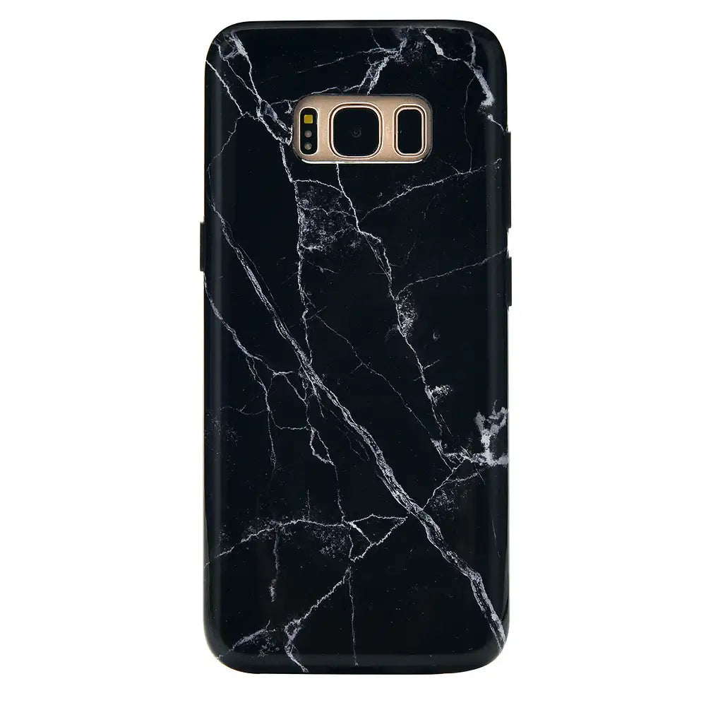 Black Marble Samsung Case