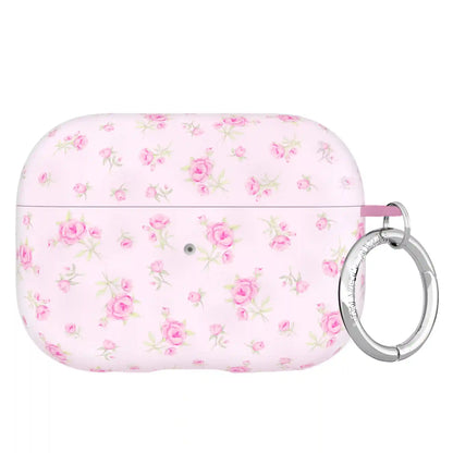 Dainty Pink Floral AirPod Case