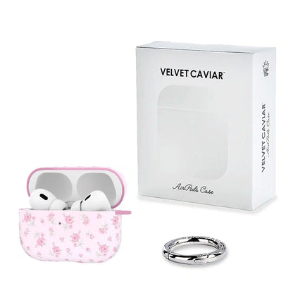 Dainty Pink Floral AirPod Case