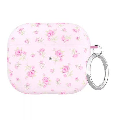 Dainty Pink Floral AirPod Case