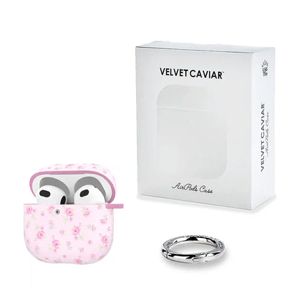 Dainty Pink Floral AirPod Case