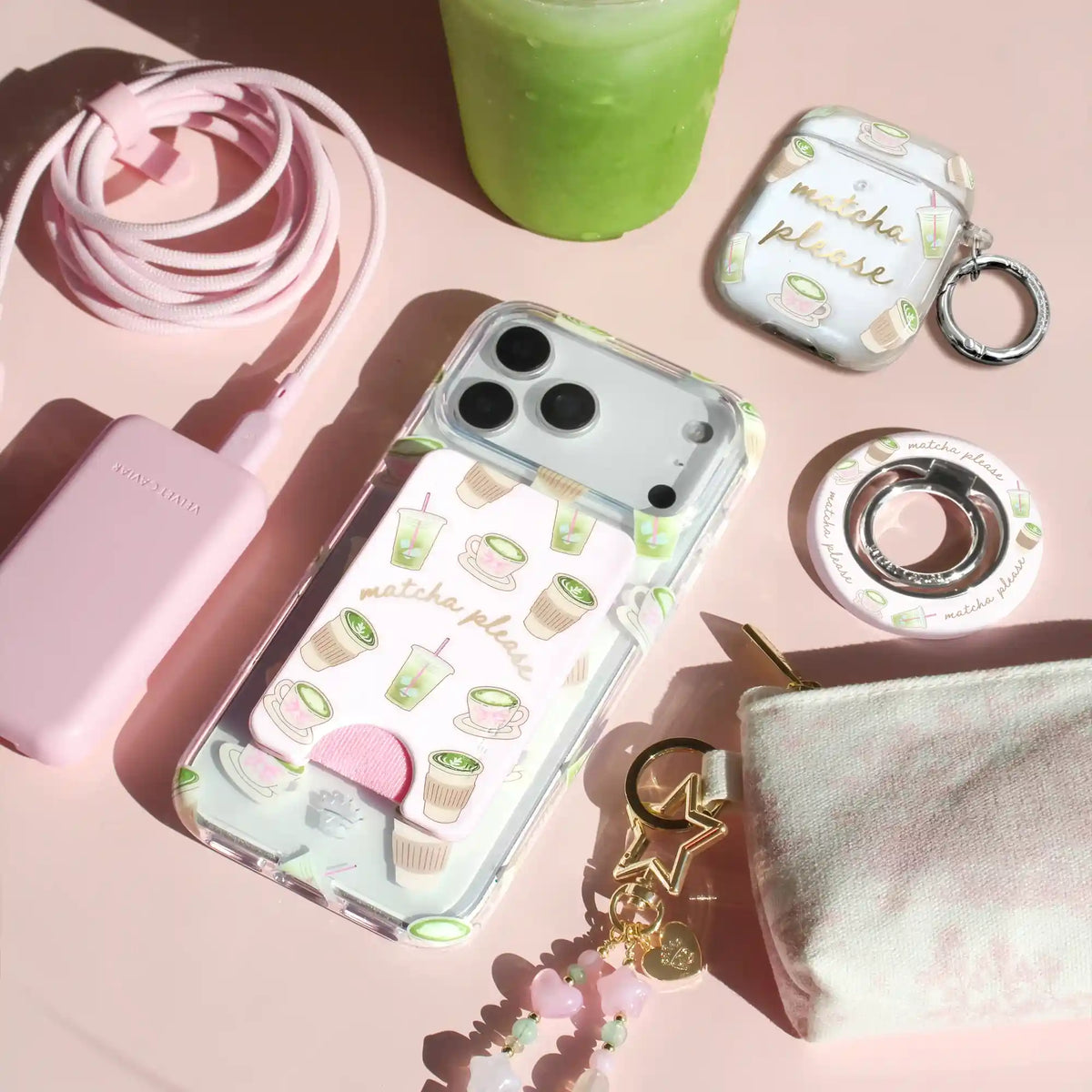 Matcha Please AirPod Case