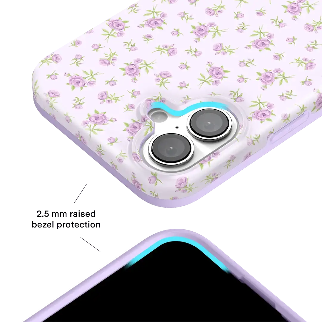 Dainty Lilac Floral iPhone Case