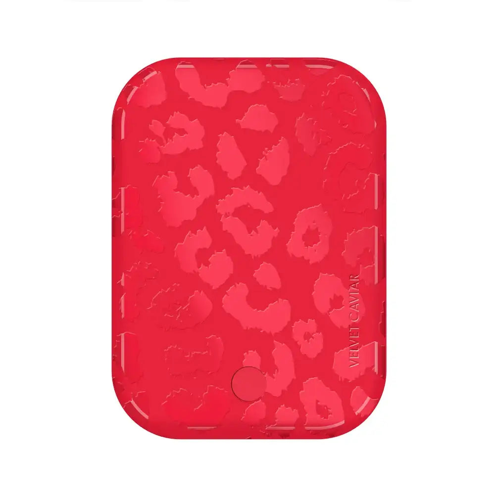 Red Hot Leopard Portable MagSafe Charger Power Pack