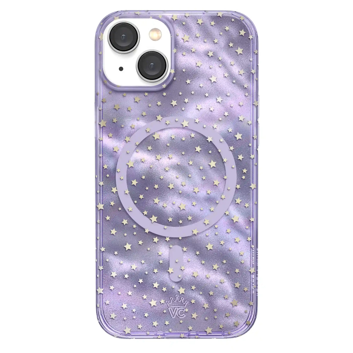 Lilac Celestial Stars iPhone Case