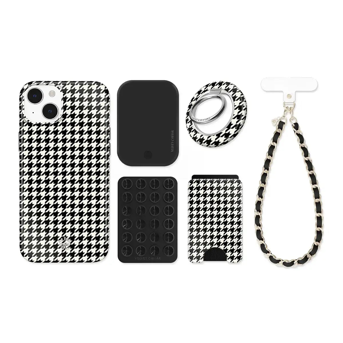 Houndstooth iPhone Bundle Set