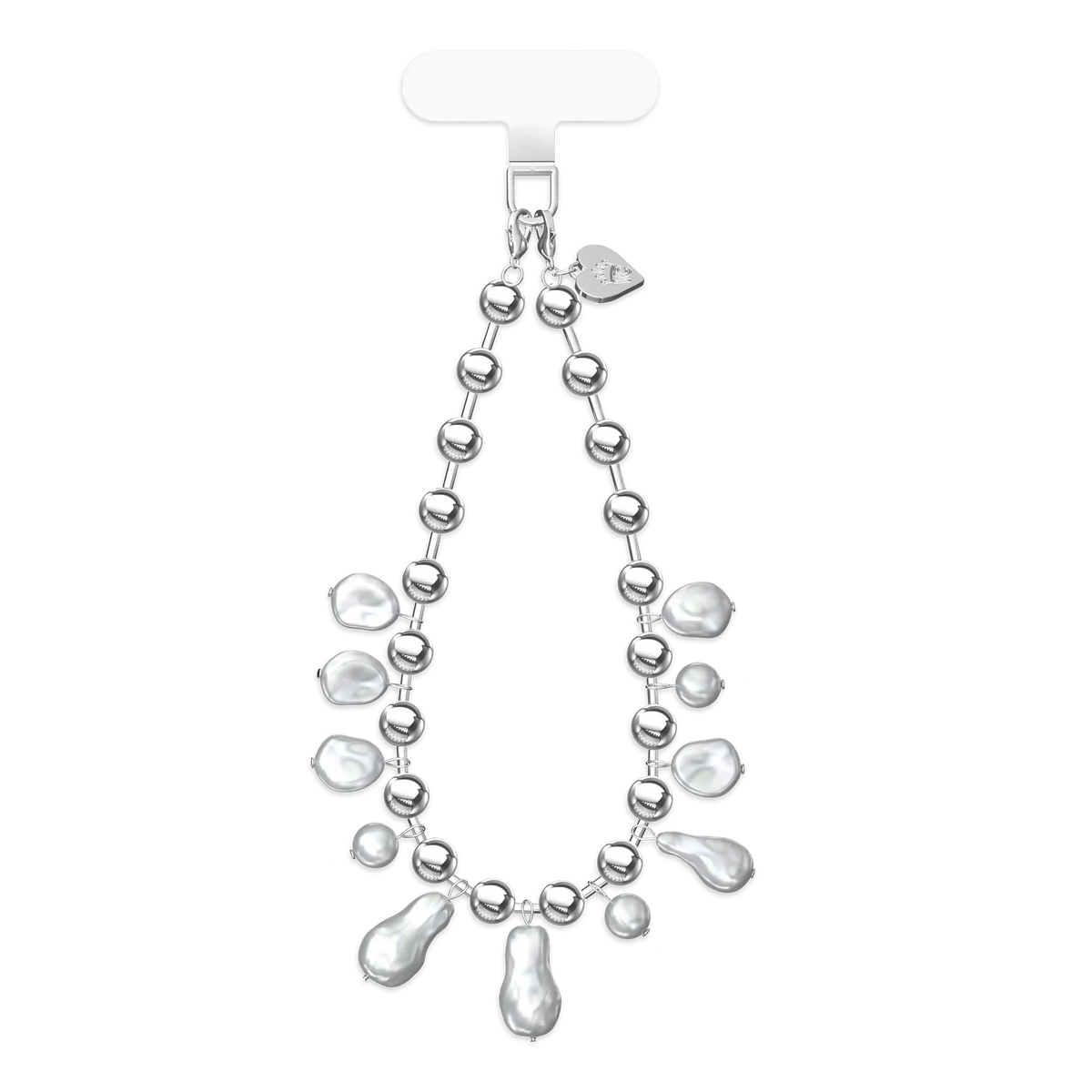 Pearl Drip Chain Phone Charm