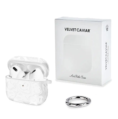 Clear Frosted Smiley AirPod Case