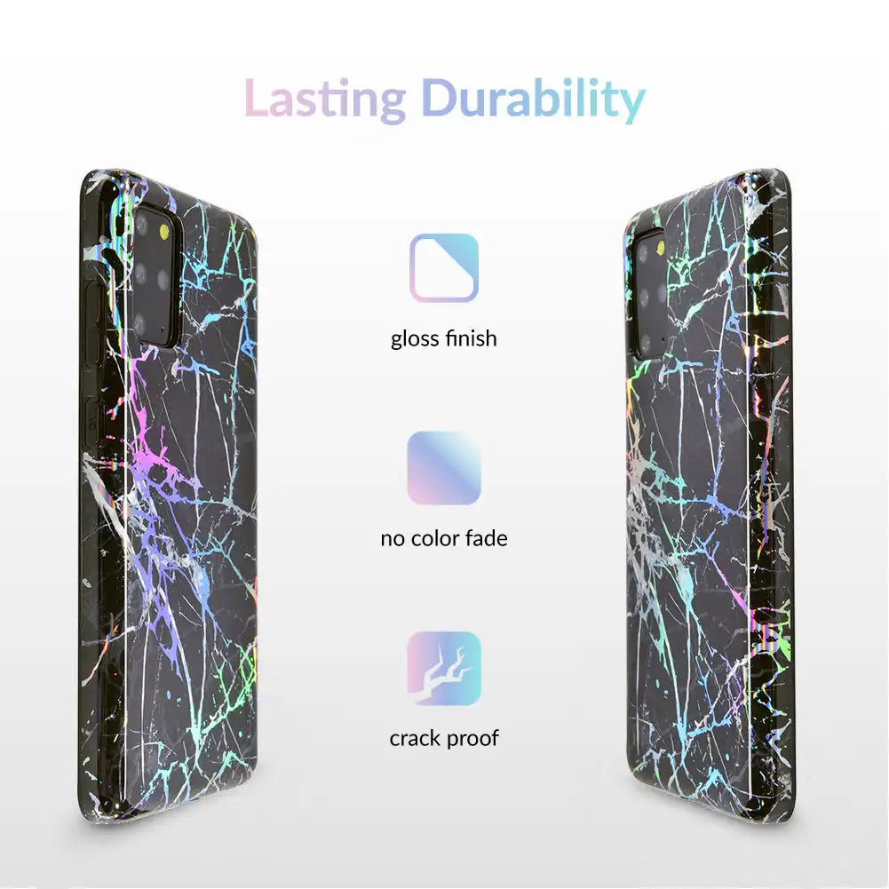 Holo Black Marble Samsung Galaxy Case