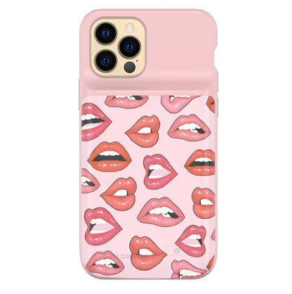 Nude Lips iPhone Charging Case