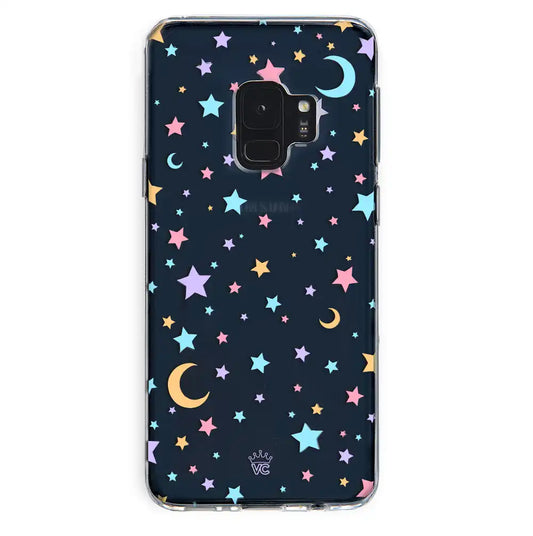 Pastel Starry Night Clear Samsung Case