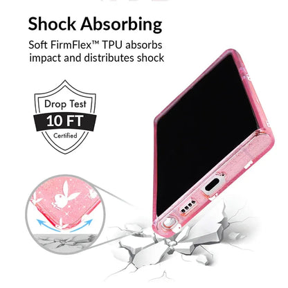 Playboy Pink Bunny Glitter Samsung Case