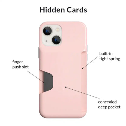 Light Pink iPhone Wallet Case