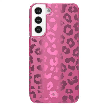 Pink Ruby Leopard Samsung Case