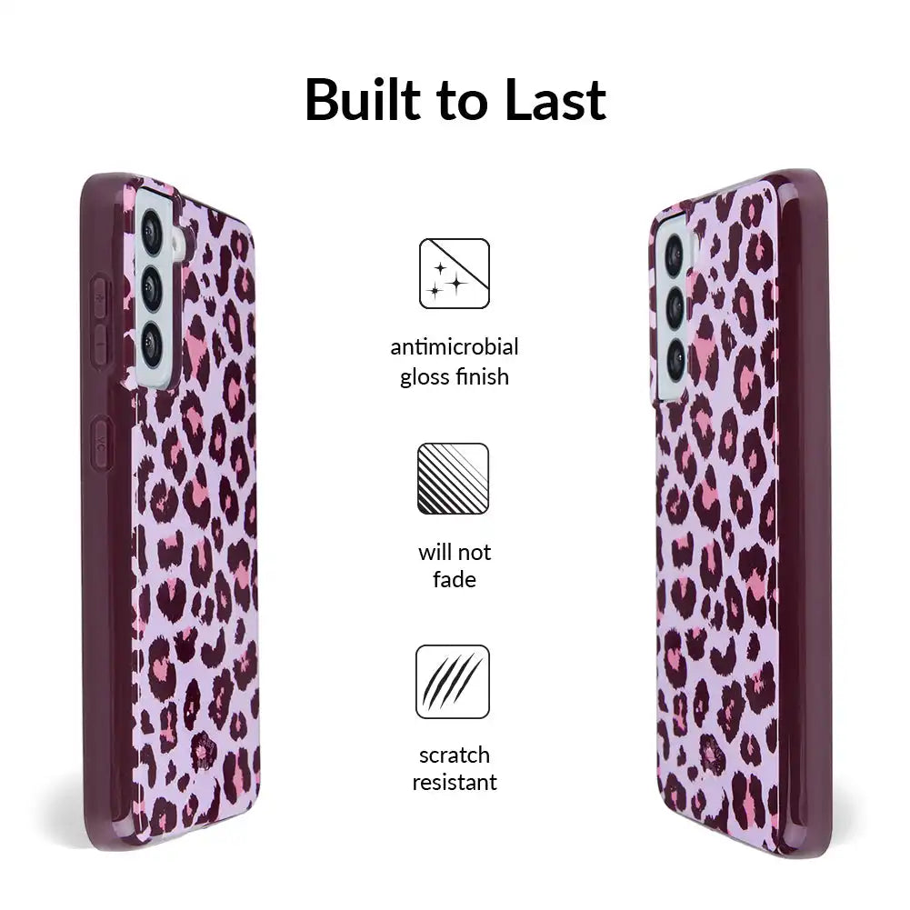 Purrfect Pink Leopard Samsung Case
