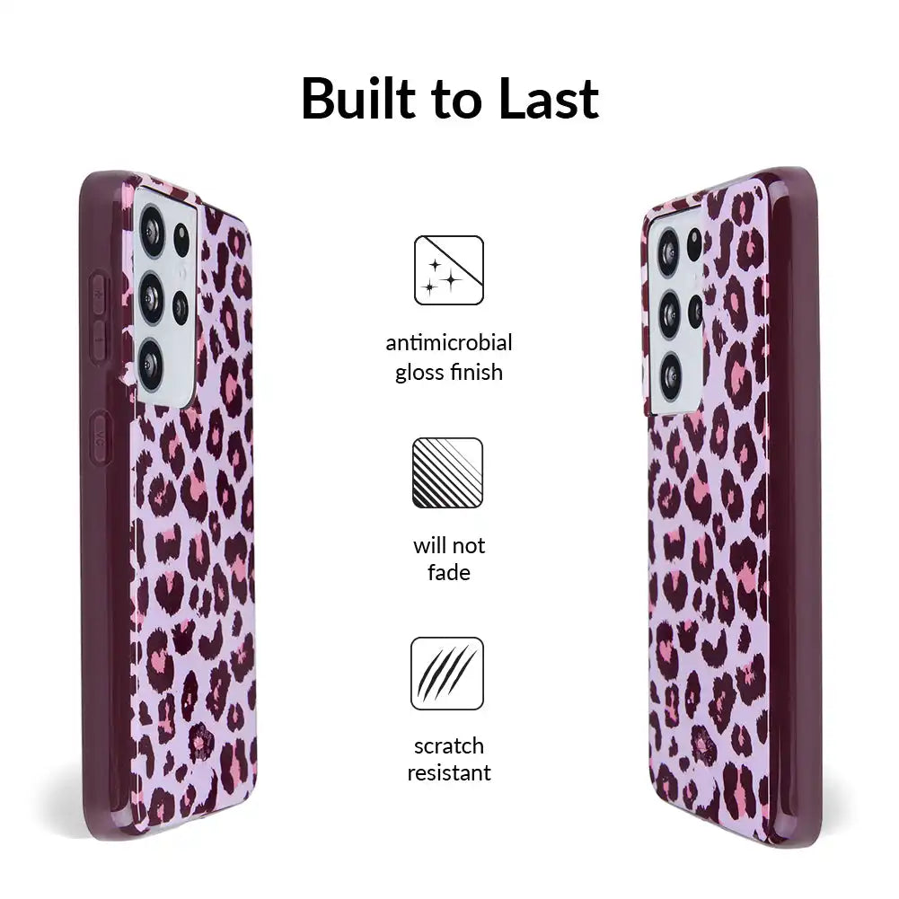 Purrfect Pink Leopard Samsung Case