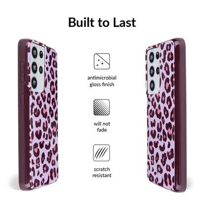 Purrfect Pink Leopard Samsung Case