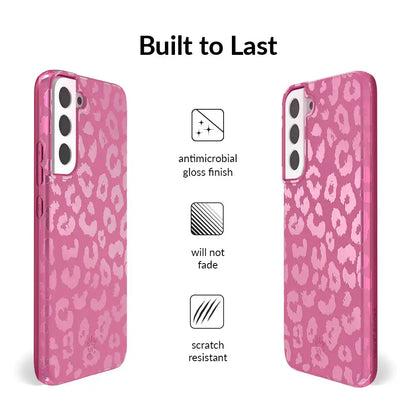 Pink Ruby Leopard Samsung Case