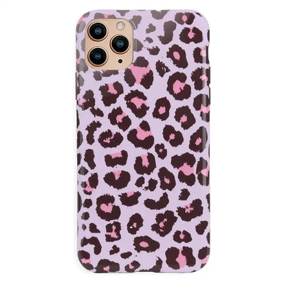 Purrfect Pink Leopard iPhone Case