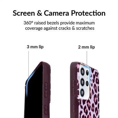 Purrfect Pink Leopard Samsung Case