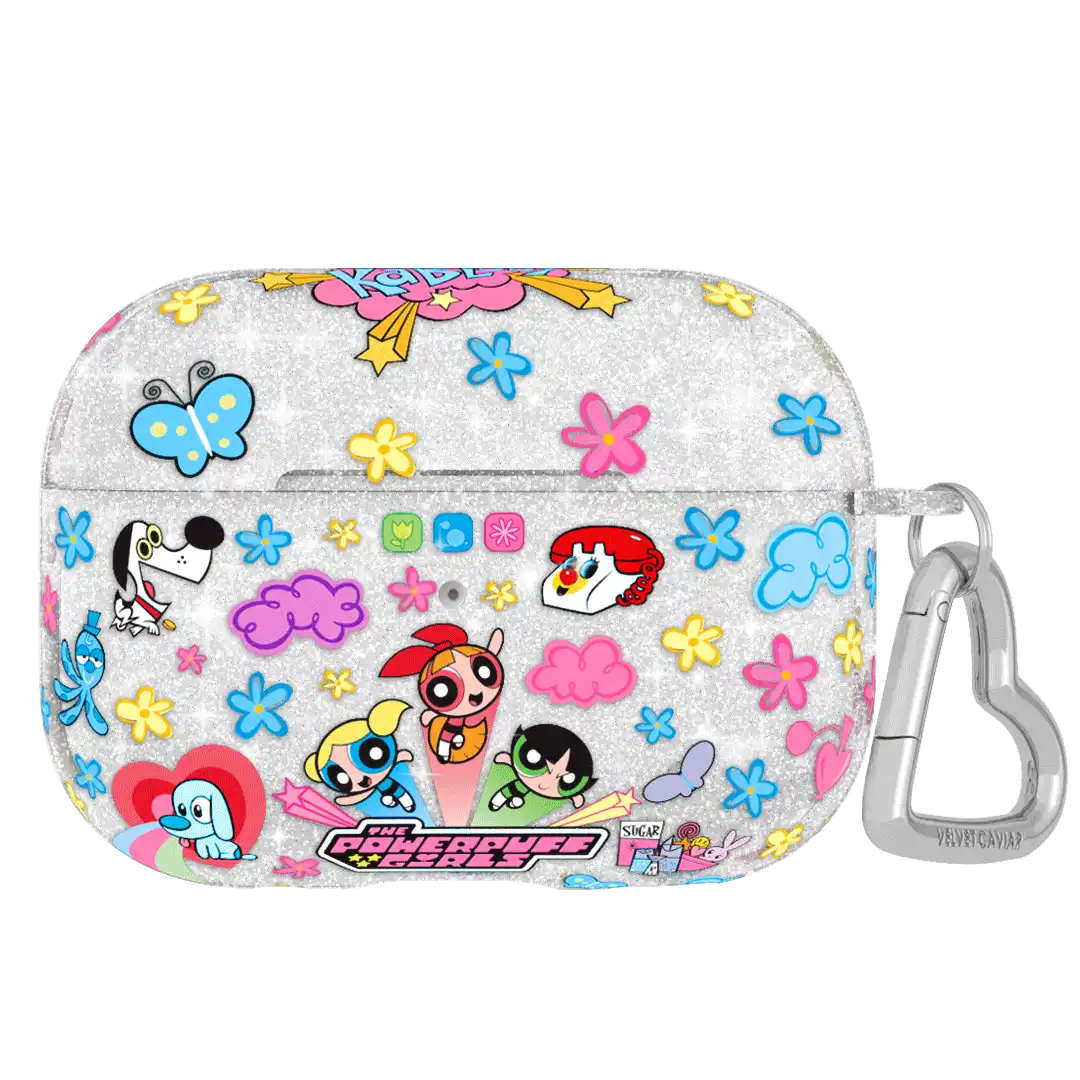 The Powerpuff Girls Girl Power Glitter AirPod Case