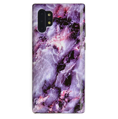 Purple Stone Marble Samsung Galaxy Case