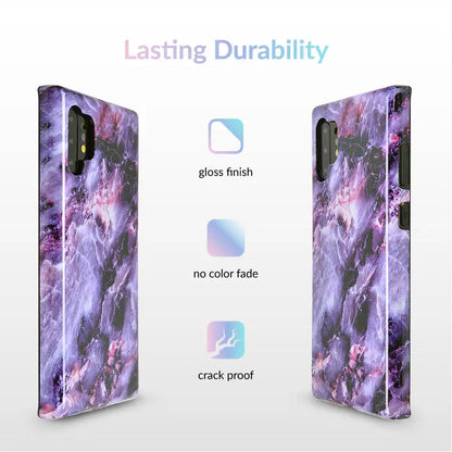 Purple Stone Marble Samsung Galaxy Case