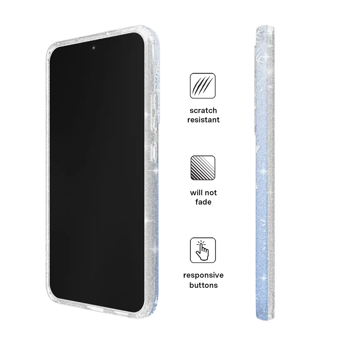 Snow Angel Glitter Samsung Case