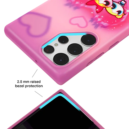 The Powerpuff Girls Airbrush Hearts Samsung Case