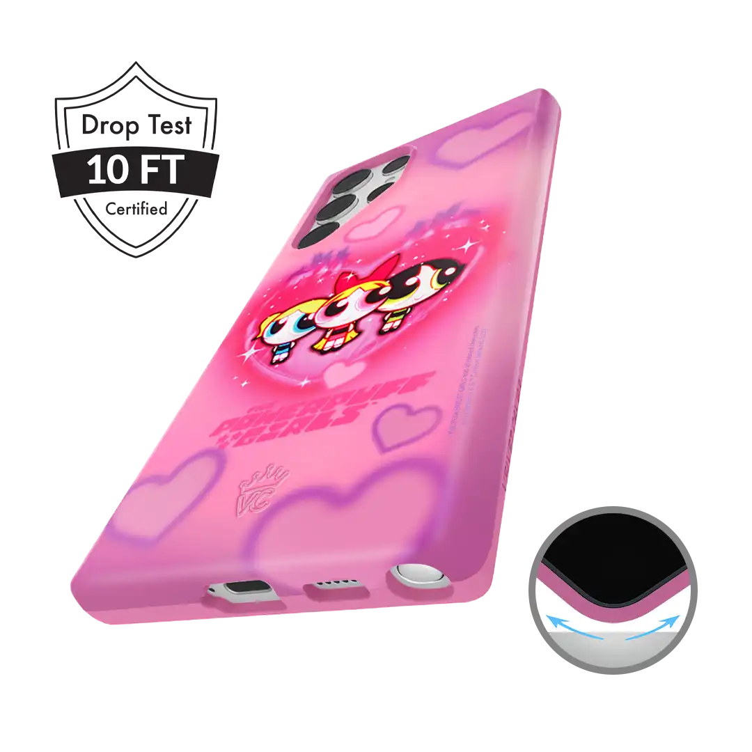 The Powerpuff Girls Airbrush Hearts Samsung Case