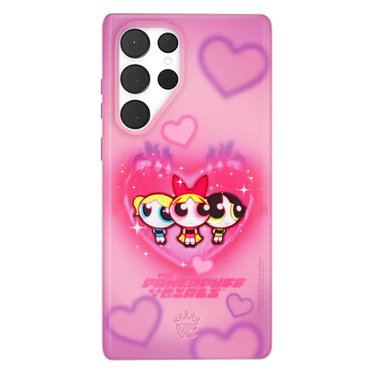 The Powerpuff Girls Airbrush Hearts Samsung Case