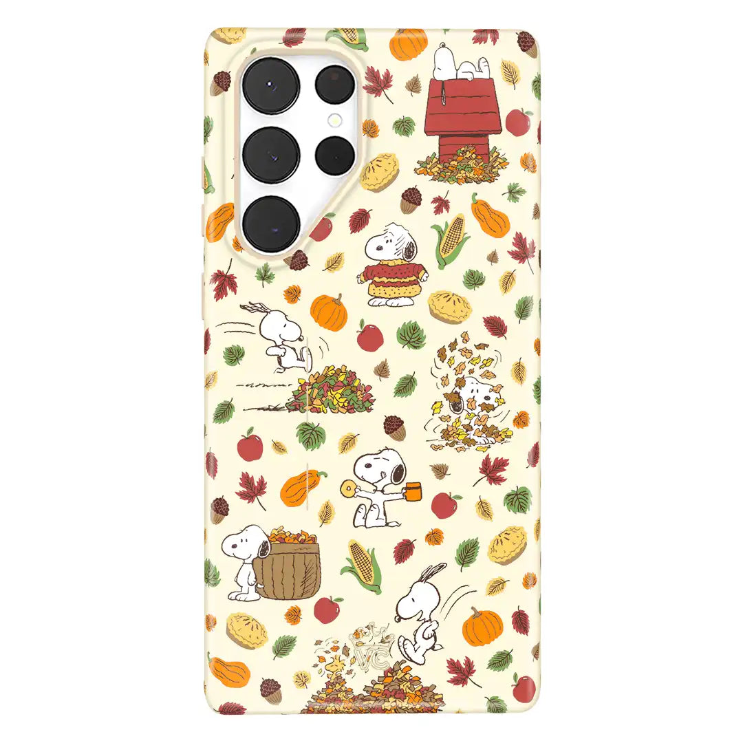Snoopy Autumn Leaves Samsung Case