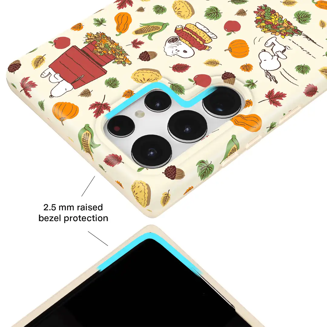 Snoopy Autumn Leaves Samsung Case