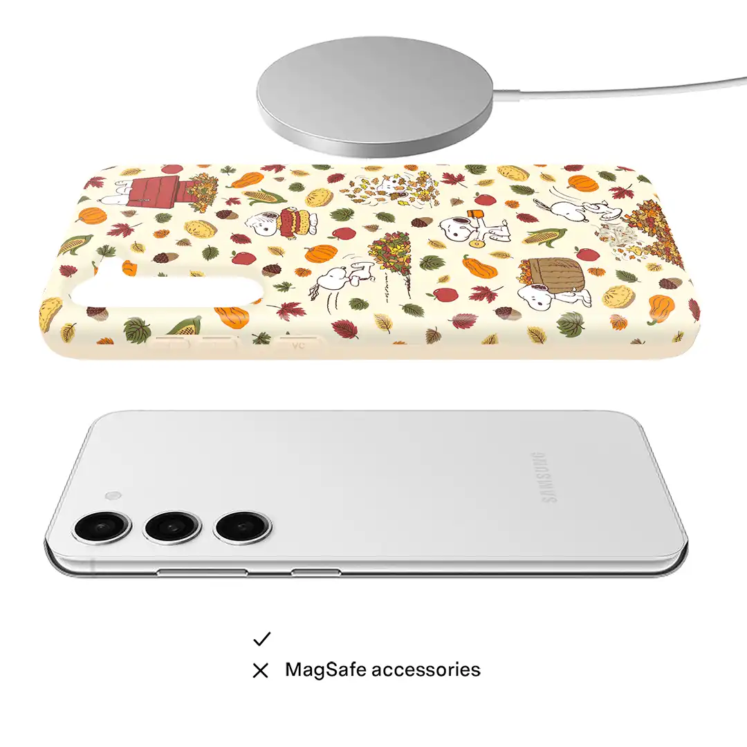 Snoopy Autumn Leaves Samsung Case