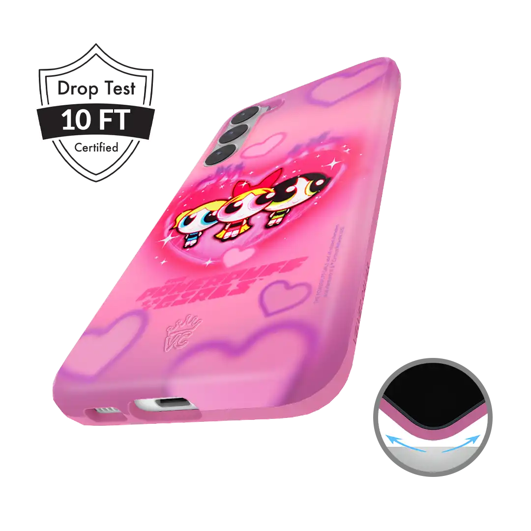 The Powerpuff Girls Airbrush Hearts Samsung Case