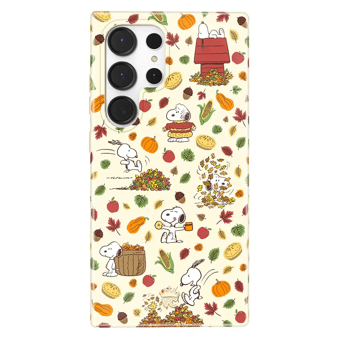Snoopy Autumn Leaves Samsung Case