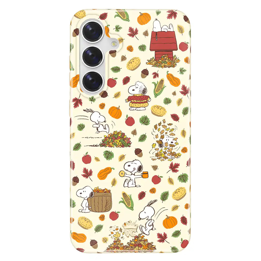 Snoopy Autumn Leaves Samsung Case