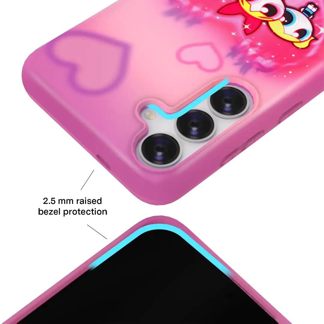 The Powerpuff Girls Airbrush Hearts Samsung Case