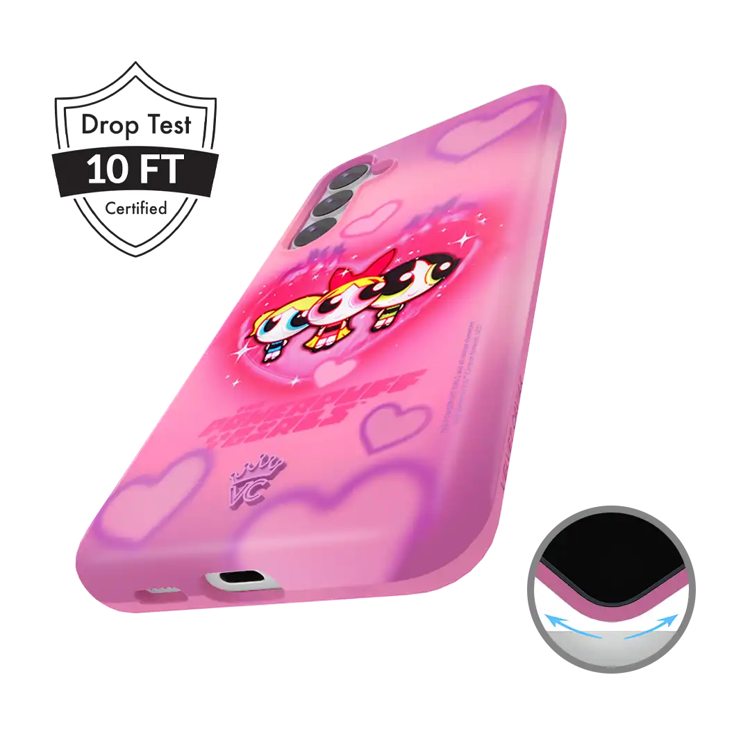 The Powerpuff Girls Airbrush Hearts Samsung Case